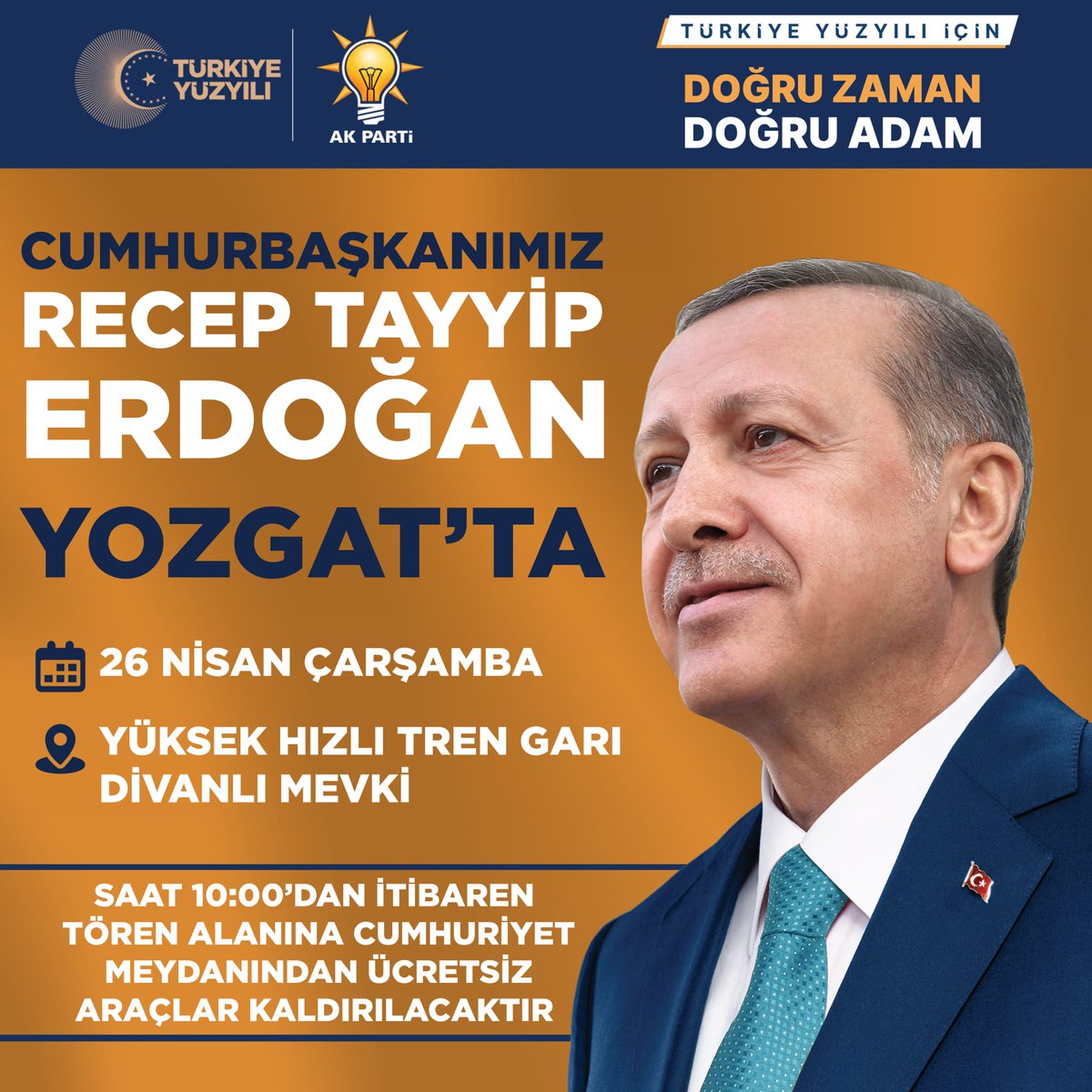 REİS GELİYOR. 
#DoğruZamanDoğruAdam