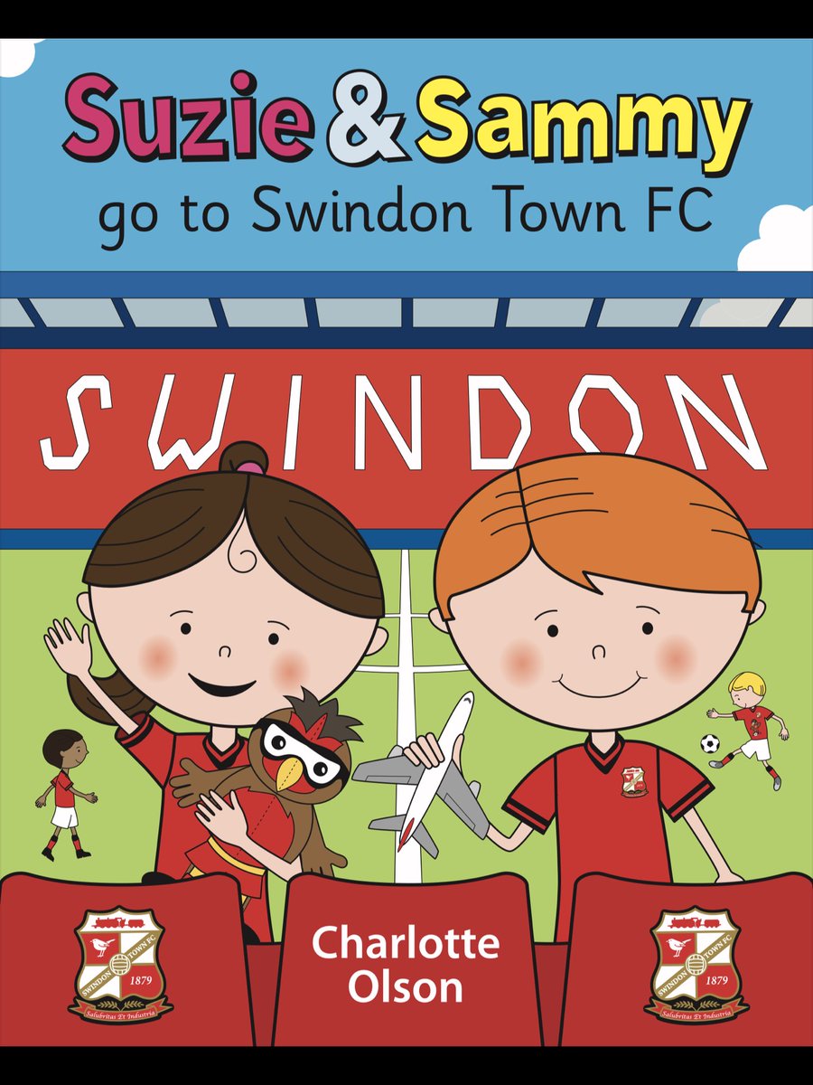 @STFCSupClub 
Suzie & Sammy go to Swindon Town FC.
I can finally share the news, working with a great team of people and a new book for the club.
Book launch coming soon, watch this space!! 🤩⚽️
#socialstory