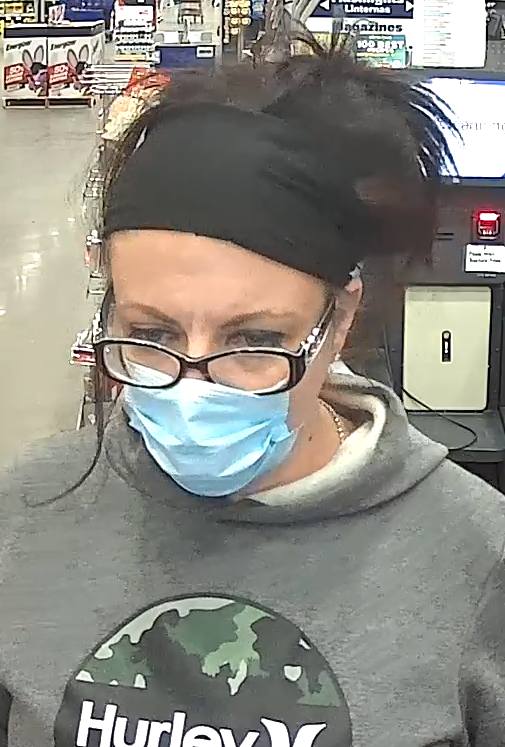 RCSD's tweet photo. PLEASE SHARE: RCSD is trying to identify these two women. They used another person's credit card without permission. In this transaction at Lowe's, they spent $5,981.49. The victim has had $19,628 charged on her stolen card in various transactions. TIPS: https://t.co/HwsXzxVBNJ https://t.co/g9ASjFcVzz