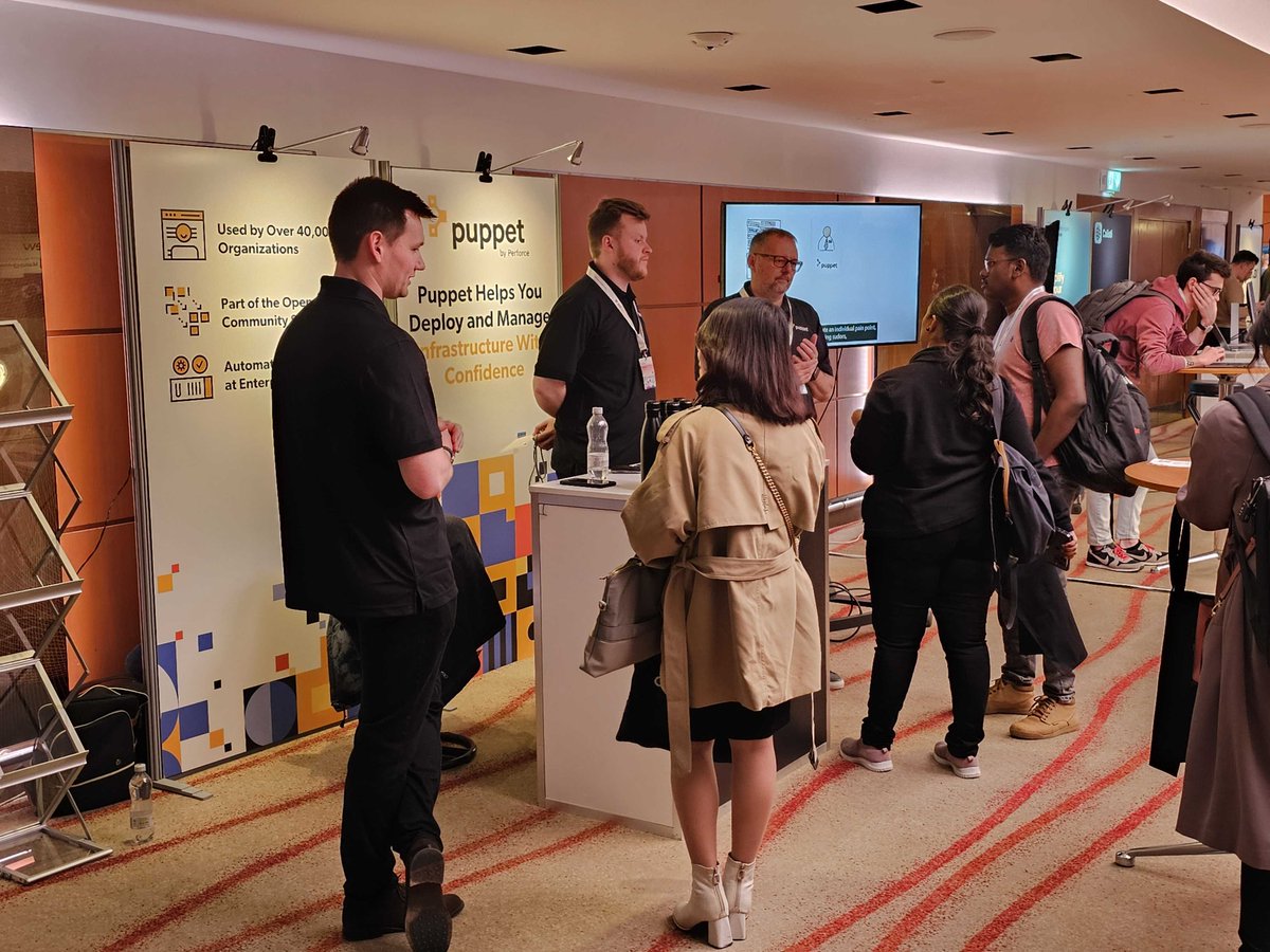 puppetize's tweet image. Sharing a pic from the team at #DevOpsCon London 2023 — it’s been a pleasure to see everyone at the booth today!
@devops_con