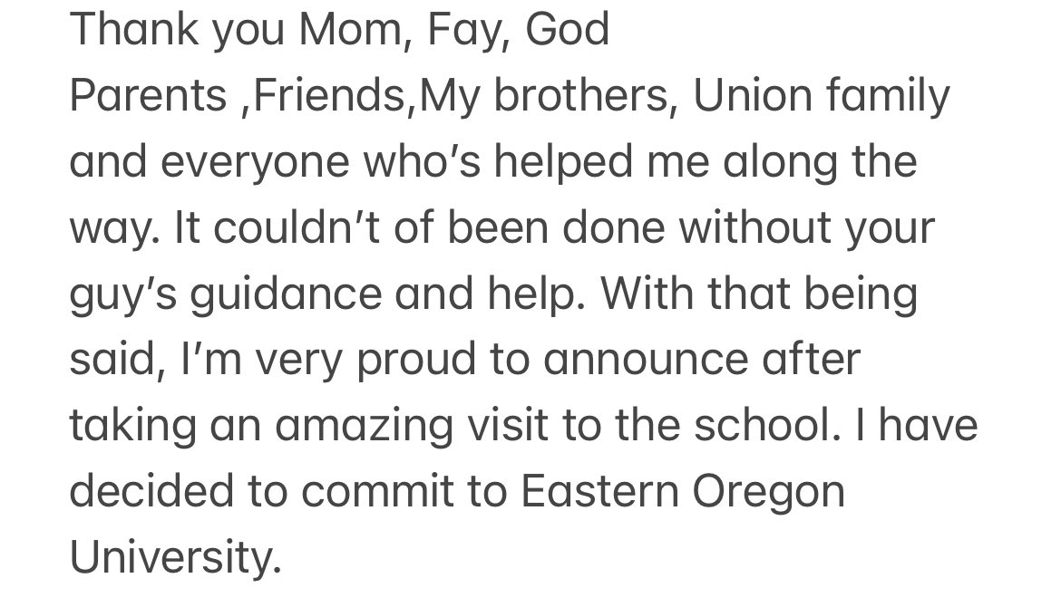 Sincere Scruggs (@sincerescruggs1) on Twitter photo Committed 💙💛#MountUp
<a href="/EouFootball/">EOU Football</a> <a href="/UniontitanFB/">Titan Football</a>
<a href="/coachbryanmills/">Bryan Mills</a> @fbCoachRo <a href="/coachephraim/">William Ephraim</a> Committed 💙💛#MountUp
<a href="/EouFootball/">EOU Football</a> <a href="/UniontitanFB/">Titan Football</a>
<a href="/coachbryanmills/">Bryan Mills</a> @fbCoachRo <a href="/coachephraim/">William Ephraim</a>