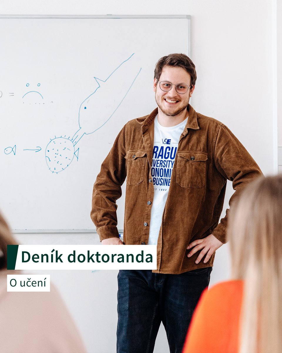 🧑‍🏫 Doktorské studium a učení: Jednou z výhod, které Ph.D. studium nabízí, je možnost získat cenné zkušenosti s výukou. Jak to vlastně u doktorandů chodí a jak se můžete na učení připravit? Přečtěte si o tom v dalším Deníku doktoranda 👉ustankunalevnoukrasu.cz/phd/o-uceni/