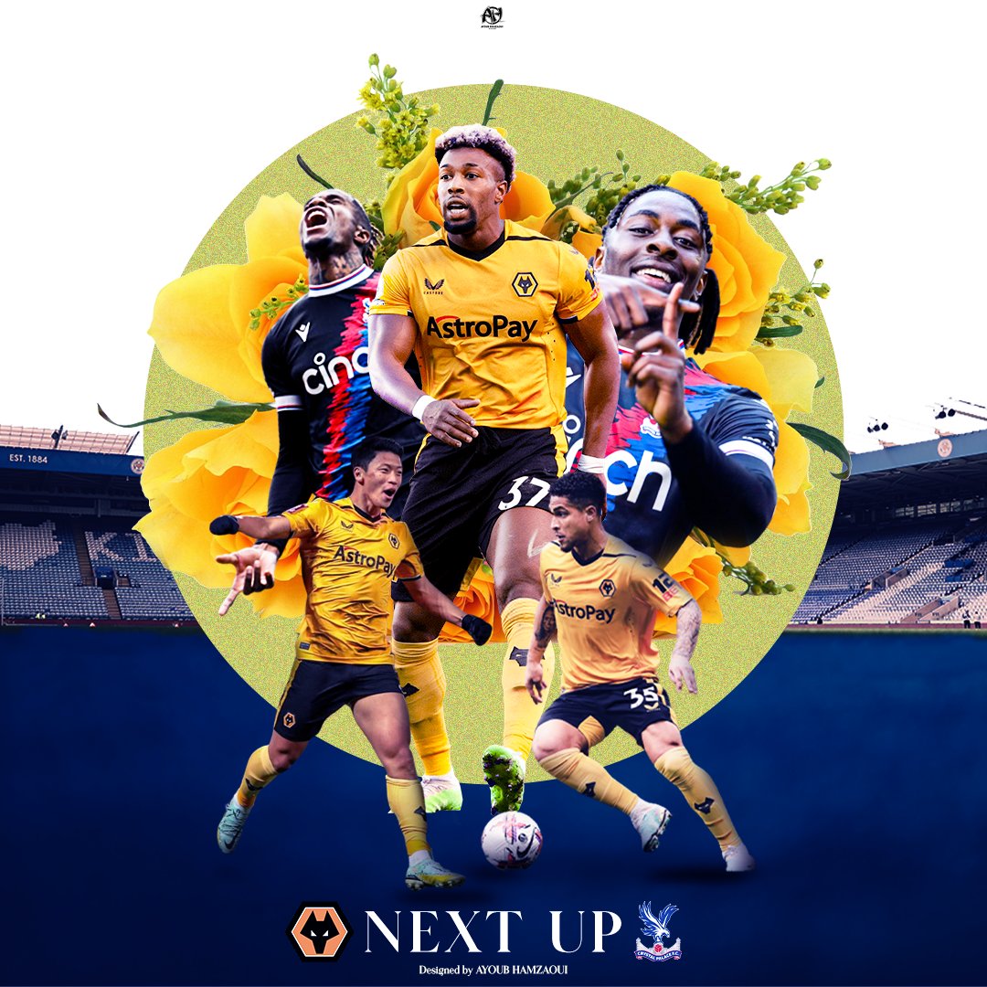 Next Match Design for @Wolves x @CPFC
.
.
.
.
.
#hashtag #premierleague #wolves #crystalpalace #wolvescrystalpalace #hamzaouiworks #design #photoshop #footballdesign #soccerdesign #smsports #nextmatch #football #sportdesign