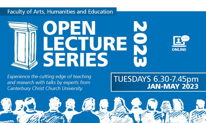 On tomorrow, Tuesday 25 April. Dr Fergal Finnegan's rescheduled Open Lecture:

The politics of voice: Biographical research, critical social science and tackling social inequality.

Book your place now: bit.ly/3N31adp <a href="/CCCU_Culture/">CCCU Arts & Culture</a> <a href="/CCCUPrimaryEd/">CCCU Primary Ed</a> <a href="/pns47/">Dr. Paula Stone</a> <a href="/CCCU_RD/">CCCU Research Development</a>