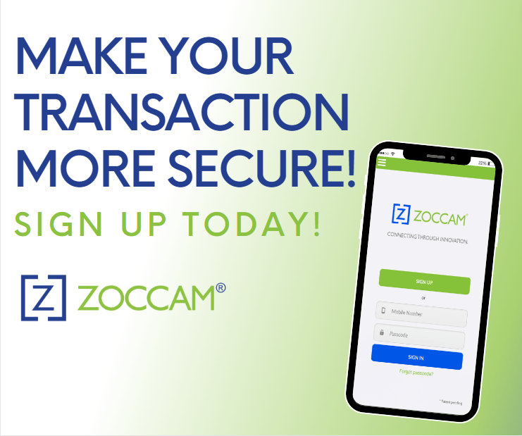 ZOCCAMRE's tweet photo. We help make your transaction safer and more convenient for everyone involved. 🔐 Put the power of ZOCCAM to work for you. 📱💰 https://t.co/kuMPxHc6Pm