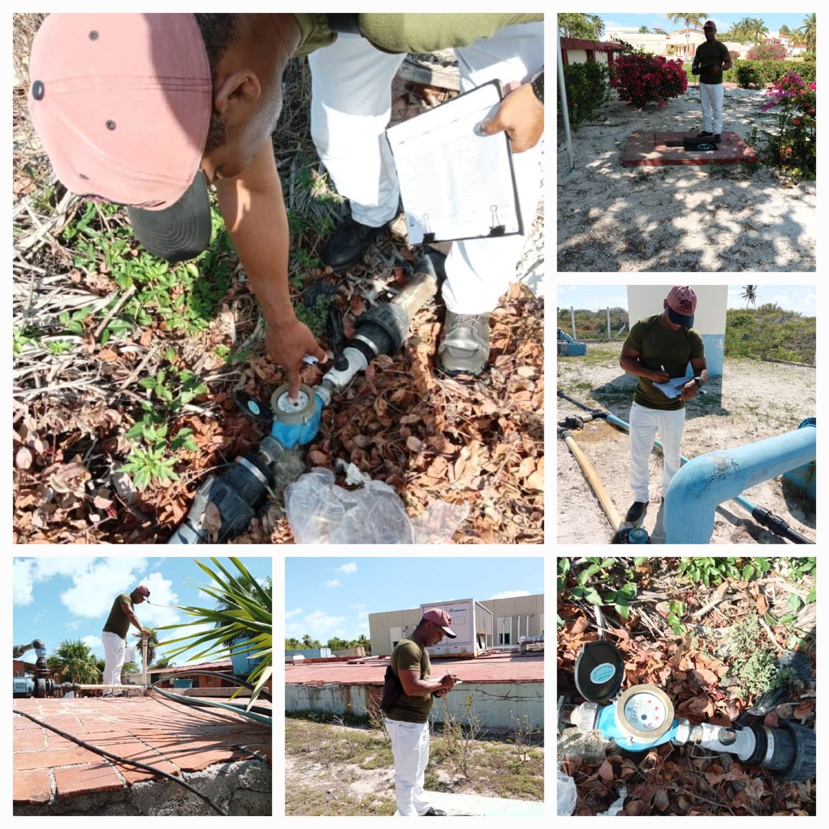 #aguasoeste #EUBCayoLargodelSur Se realiza control al funcionamiento y lectura de los metros del sector estatal. #AYS
#ALaPatriaManosyCorazon