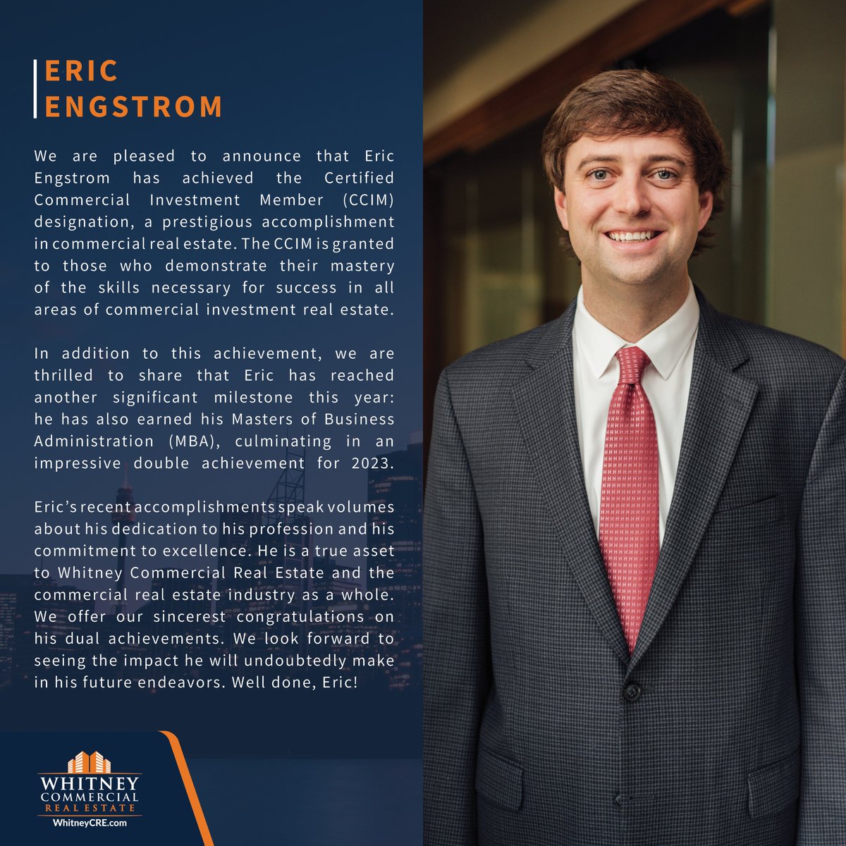 WhitneyCRE's tweet photo. Whitney Commercial Real Estate celebrates the outstanding achievement of one of their top brokers  @EricTheEngstrom

https://t.co/i9qHX4XRQB

#ericengstrom #asheville #ashevillecre #wnc #whitneycommercialrealestate #retailrealestate #ccim https://t.co/UMvxjVDFKS
