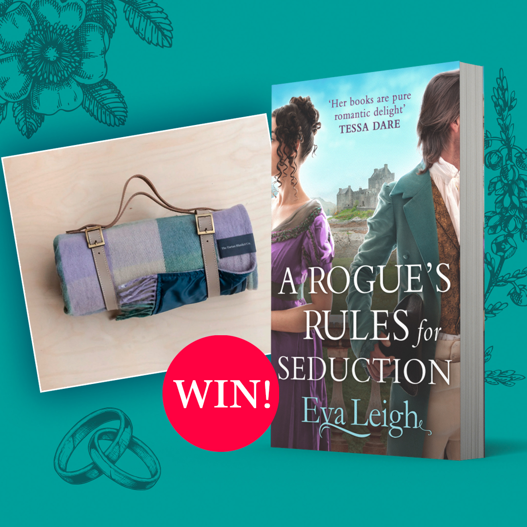 Here's your chance to #WIN a beautiful book and blanket bundle worth over £100, with A Rogue's Rules for Seduction by <a href="/EvaLeighAuthor/">Eva Leigh</a> and the Tartan Blanket Co.! 

Enter our #giveaway now for your chance to win: gleam.io/Lhpr6/win-a-co…

T&amp;Cs apply, competition closes 30/04/2023.