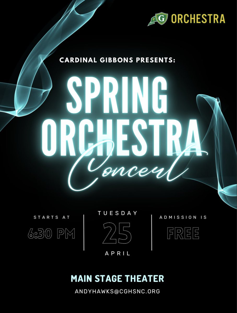 strings_cghsnc's tweet photo. Join us tomorrow night for an exciting music experience!

See you there at 6:30🥳 https://t.co/UokOg8b5Ii