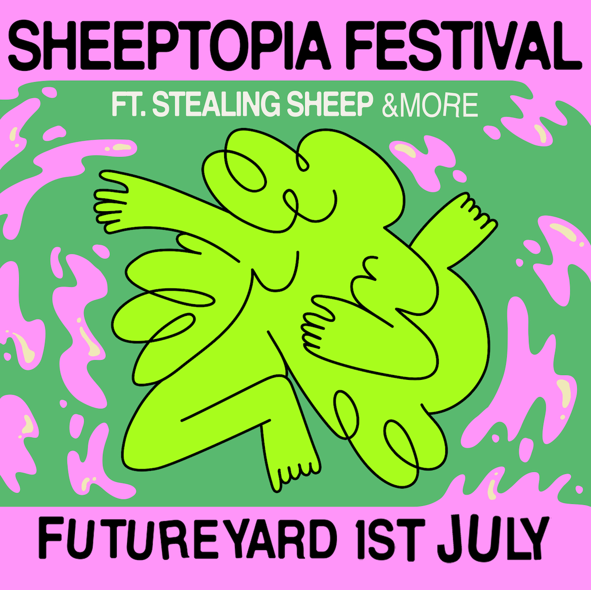 SHEEPTOPIA @stealingsheep bring their all-day festival to our outside stage on Saturday 1st July. An event curated by themselves and featuring some of the UK’s most significant female and non-binary artists. Limited number of early bird tickets on sale! ⇨ bit.ly/sheeptopiaFY