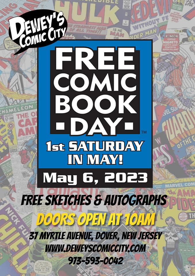 TheKubertSchool's tweet photo. We're teaming up with Dewey's Comic City to host Free Comic Book Day!
Over 60 Artists and Free Comics! It all starts at 10AM
on May 6th at the Kubert School!
Don't miss it!
#freecomicbookday #fcbd #comics #dc #marvel #indie #makecomics #art #kubertschool https://t.co/DLbgVhFI4L