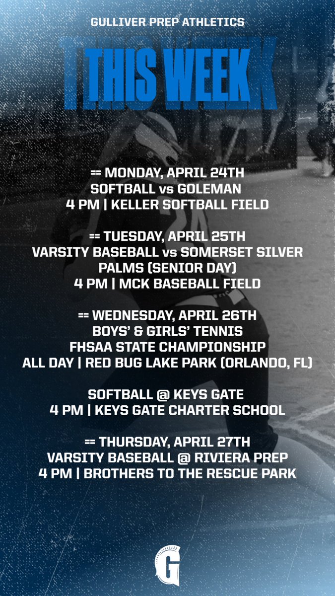 GPrep_Athletics's tweet image. 🔥 THIS WEEK IN ATHLETICS 🔥 

#unparalleled
