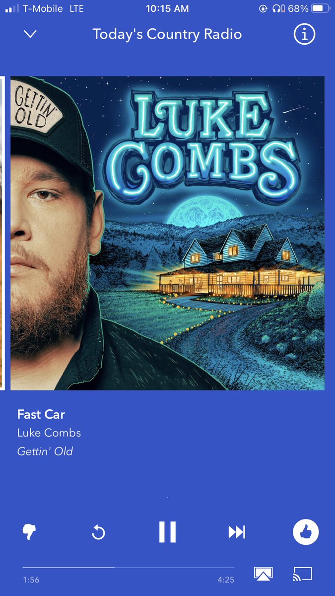 mfio1313's tweet photo. @lukecombs just kills this song!   SO GOOD.  Great re-make Luke. https://t.co/hwUtUPCI8a