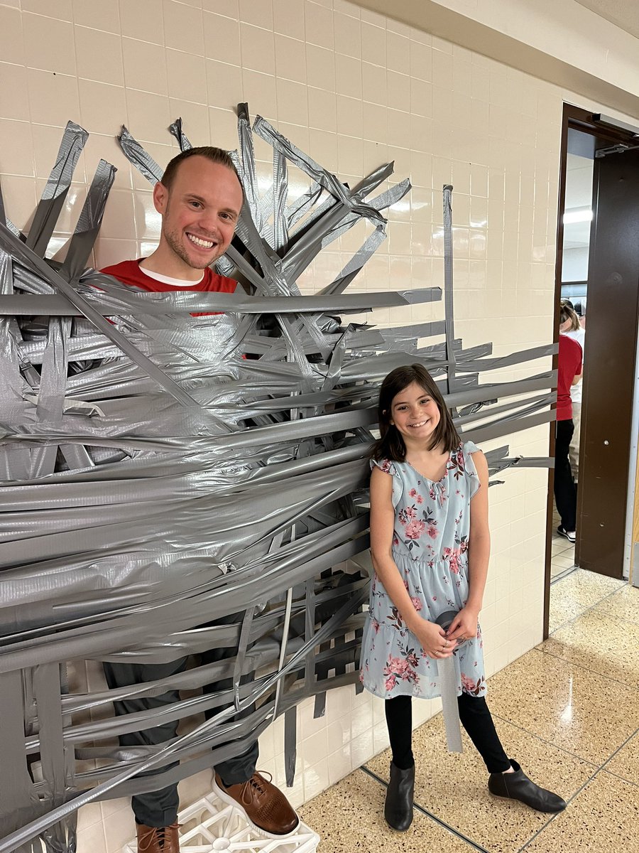 So our principal decided to hang out in the cafeteria today… 🤣