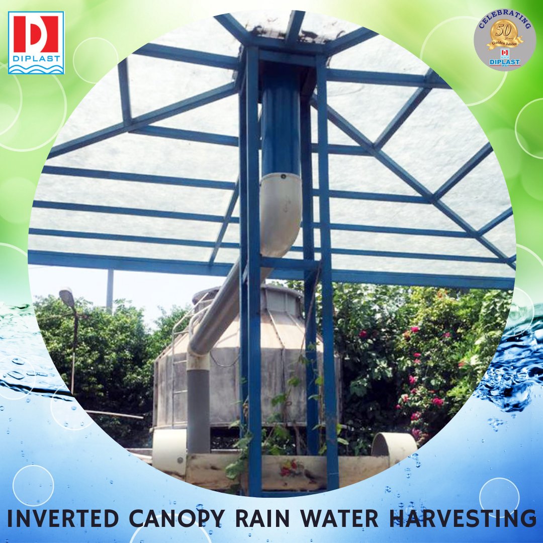 DiplastPlastics's tweet photo. Say goodbye to water wastage with the Inverted Canopy Rain Water Harvesting System by Diplast! This innovative system collects &amp; filters rainwater for eco-friendly and cost-effective use. 
https://t.co/mQE3us4iIF
#sustainability #rainwaterharvesting #ecofriendly #Diplast #Earth https://t.co/CYOEhWwOxi