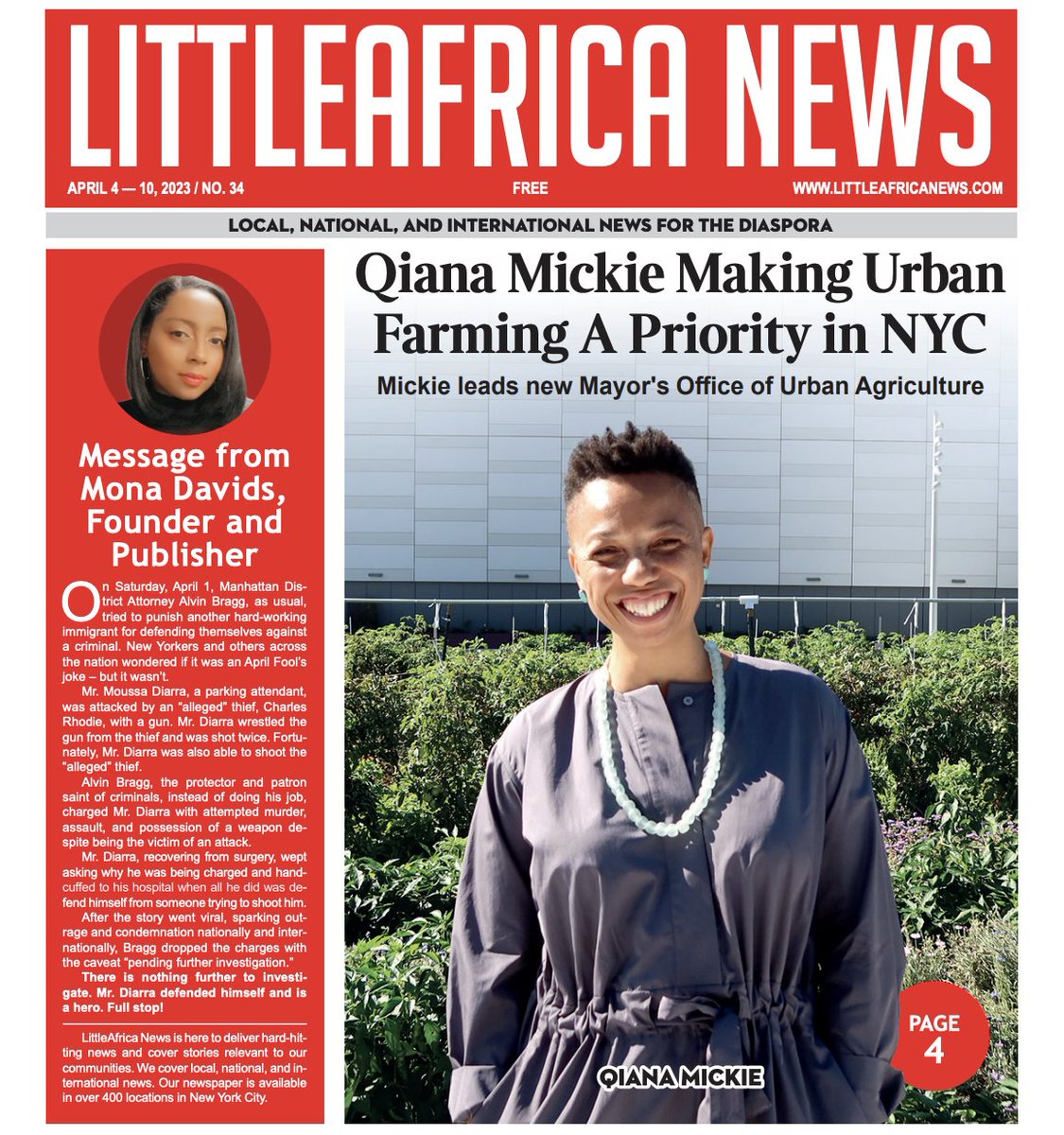 NYCUrbanAg's tweet photo. “Exe Dir Mickie believes #UrbanAgriculture can be a driver for equity &amp; shared the benefits she sees urban ag bringing to the city, including creating economic activity, jobs &amp; entrepreneurship opportunities." VID: https://t.co/hmR8bbY4Iw
READ: https://t.co/apiXvCO62z #NYCUrbanAg https://t.co/AvcnCUKFGv