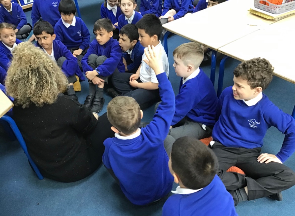 Today we were shocked to discover that our chairs had disappeared. We completed our morning work standing up and sat on the floor to discuss our plan of action. We will be writing persuasive letters to convince our chairs to return!#WroxhamWriting 
<a href="/nickyeasey/">Nicky Easey</a> <a href="/WroxhamSchool/">The Wroxham School</a>