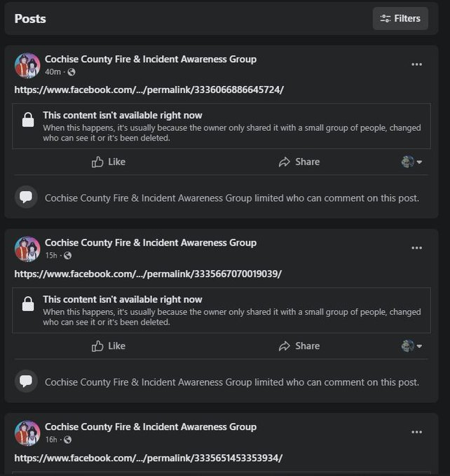 Is everyone having issues seeing our links from twitter to Facebook? Some followers are seeing only what is shown here in the picture. Can you see the content? Your help followers is much appreciated. Thank you.