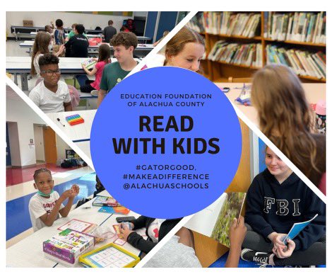 dante_zanders's tweet photo. Excited to be celebrating National Library Week by reading to students at Littlewood Elementary. Using my time to invest in Alachua County’s public school students with the Education Foundation of Alachua County. @fl_victorious https://t.co/38D7ECqwhe