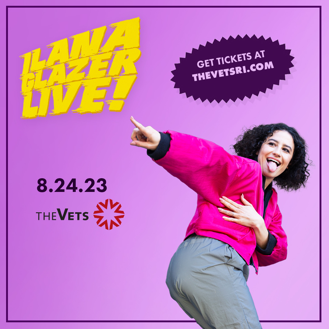 Ilana Glazer Live! See the comedian and BROAD CITY co-creator/actress live at The VETS in Providence August 24. Tickets on sale Thursday! More Info: bit.ly/3VhDPa1