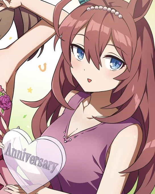 ブルボンお誕生日おめでとう〜直近色んなブルボン描いてた!新規絵は今日中に描くよ! #ミホノブルボン生誕祭2023 
