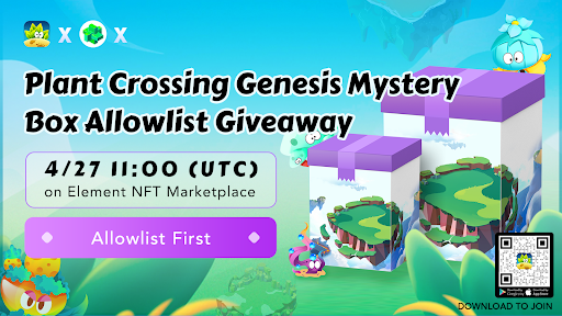 Hyper Casual Web3 Game &amp; Social App launching Genesis Land Mystery Box

👑Prize : 15 x Genesis Land AL

📍Join DC
discord.gg/alphaschool77

📍Follow
<a href="/AlphaSchool77/">✏️AlphaSchool ✏️</a>
@PlantCrossing22
<a href="/Element_Market/">Element NFT Marketplace</a>

📍❤ +🔄+Tag3
📍Join TG
t.me/AlphaSchool77

⏰ 24 H
#NFT #NFTGiveaway #NFTs