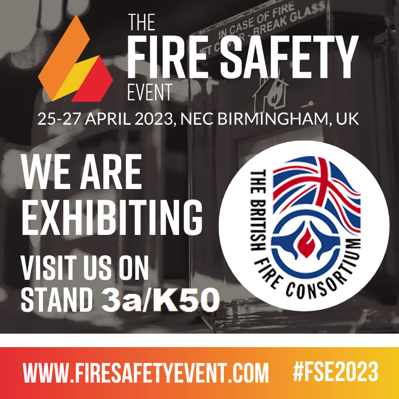 We are exhibiting at the Fire Safety Event 2023 starting tomorrow for 3 days at the NEC in Birmingham.
Please pop along to stand K50.