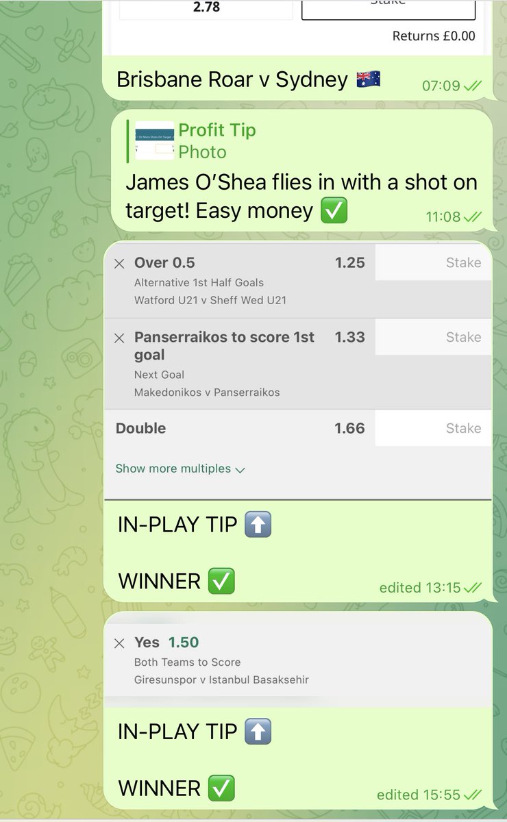 ProfitProTips's tweet image. Cracking start to the group, 3 back to back winners. ✅