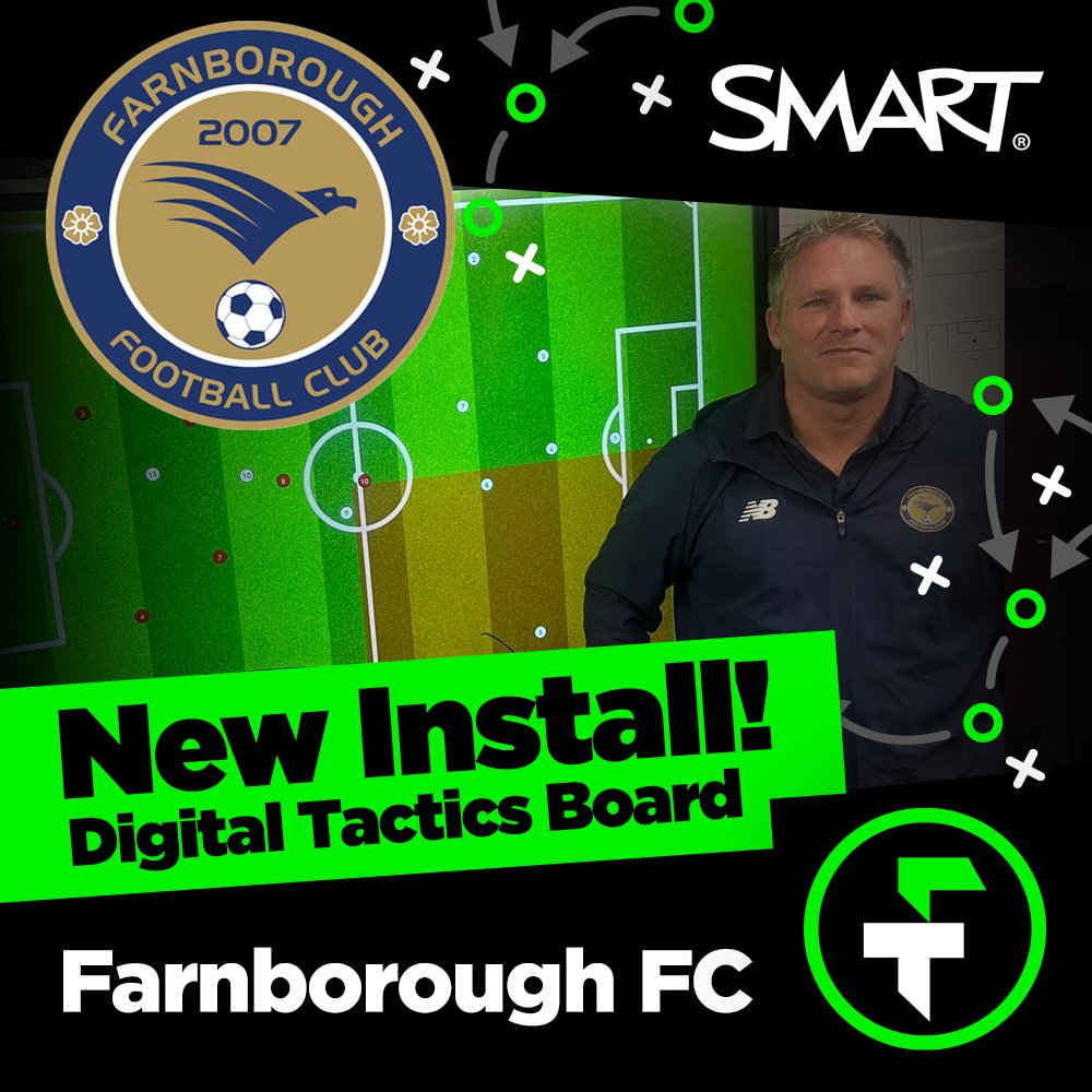 Another happy customer @FarnboroughFC has joined the digital tactics revolution! DM us for all enquiries!

#VanaramaNationalLeagueSouth #footballtactics #ftav #smartboard #digitalfootball