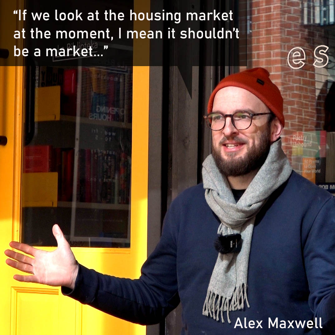 Alex has worked in architectural media and has a background in  architecture. He is the founder of La Biblioteka bookstore in Sheffield  and a member of Sheffield Civic Trust. He is a designer who is  passionate about city making.