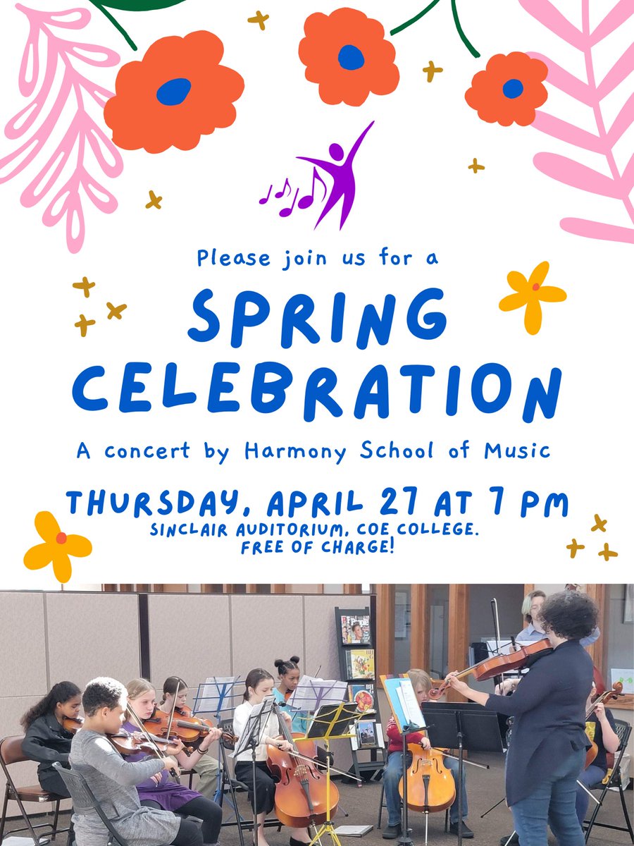 FREE concert this Thursday! Bring a friend! 💜