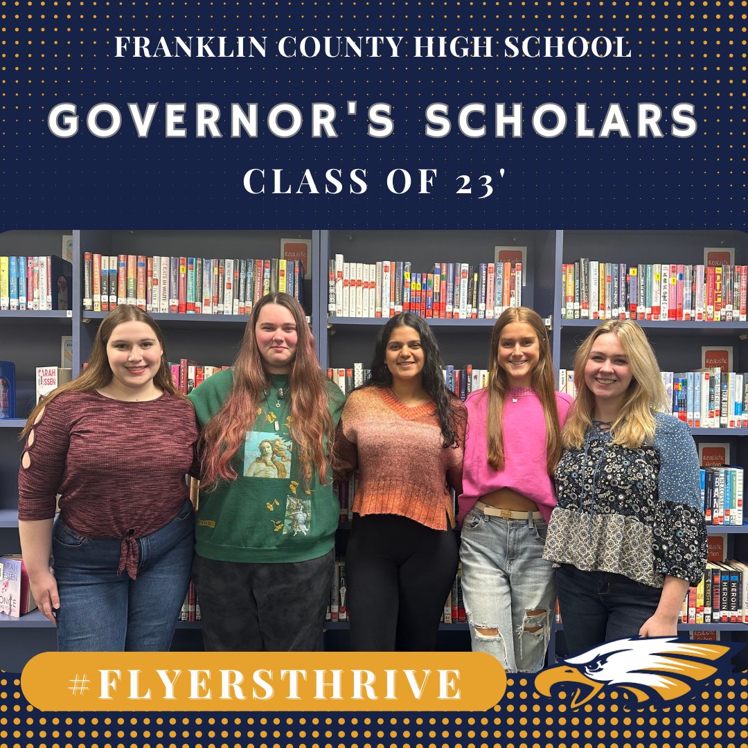 Congratulations to Kaylin, Sophie, Sania, AnnMarie, and Caroline for being accepted into GSP!  #FlyerPride #FlyersThrive #WeAllThrive <a href="/OneTeamFCS/">Franklin County Schools</a>