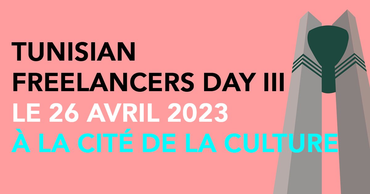uproditnetwork's tweet image. TFD 2023, le 26 Avril 2023 à la Cité de la Culture.
Venez nombreux!
#Freelancers  #Entrepreneur #Tunisia #Tunis #Uprodit #culture #TFDIII #EconomieSocialSolidaire #TunisianFreelancersDay #Citedelaculture