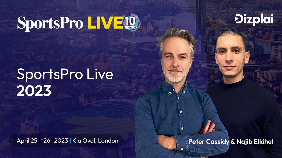 Looking forward to SportsPro Live tomorrow at the Oval. If you see Peter or Najib, come up for a chat if you want to hear about our latest innovations in audience engagement and quick turnaround graphics, pre-integrated with sports data 

#sportsprolive #audienceengagement