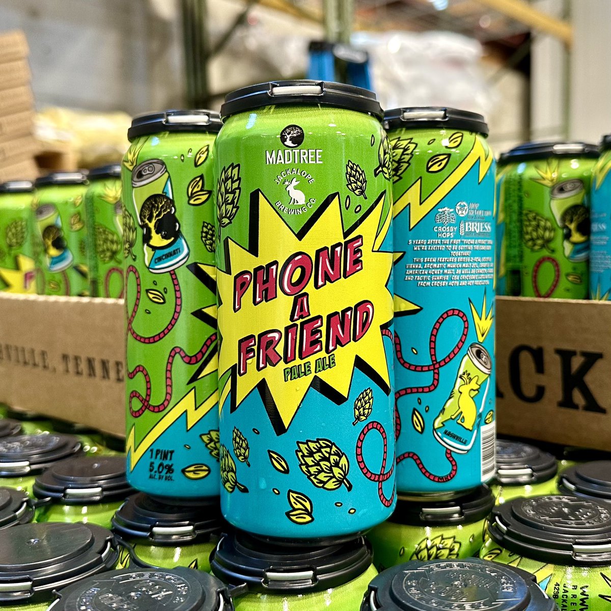 Jackalope Brewing Co. (@jackalopebrew) on Twitter photo CBC Collab Announcement #1 📞💥 Five years after the first “Phone A Friend” brew with <a href="/JackalopeBrew/">Jackalope Brewing Co.</a> & <a href="/MadTreeBrewing/">MadTree Brewing</a>, we’re excited to be getting the gang back together just in time for the <a href="/BrewersAssoc/">Brewers Association</a>’s Craft Brewers Conference!
#CraftBrewersCon CBC Collab Announcement #1 📞💥 Five years after the first “Phone A Friend” brew with <a href="/JackalopeBrew/">Jackalope Brewing Co.</a> & <a href="/MadTreeBrewing/">MadTree Brewing</a>, we’re excited to be getting the gang back together just in time for the <a href="/BrewersAssoc/">Brewers Association</a>’s Craft Brewers Conference!
#CraftBrewersCon