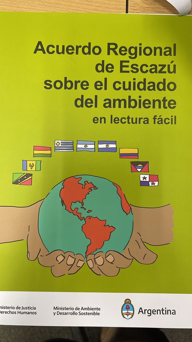 Les comparto esta maravilla de texto #AcuerdoDeEscazú en lectura fácil, un trabajo de divulgación del Gobierno de Argentina bibliotecadigital.gob.ar/items/show/2711