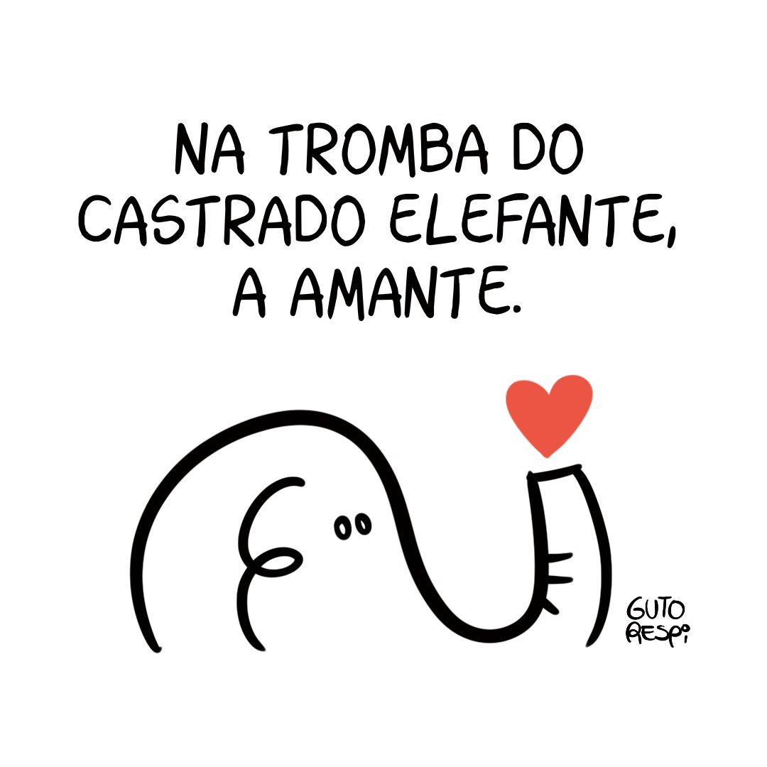 guto_respi's tweet photo. meus primeiros desenhos eram pequenas ilustrações dos meus haicais que batizei de .txt. minha primeira exposição individual eram uns 50 textos ilustrados e esse elefante me encabulava. eu passava a tarde de bobeira pela expo e ficava de longe percebendo a reação das pessoas. https://t.co/JqWppPZ5yk