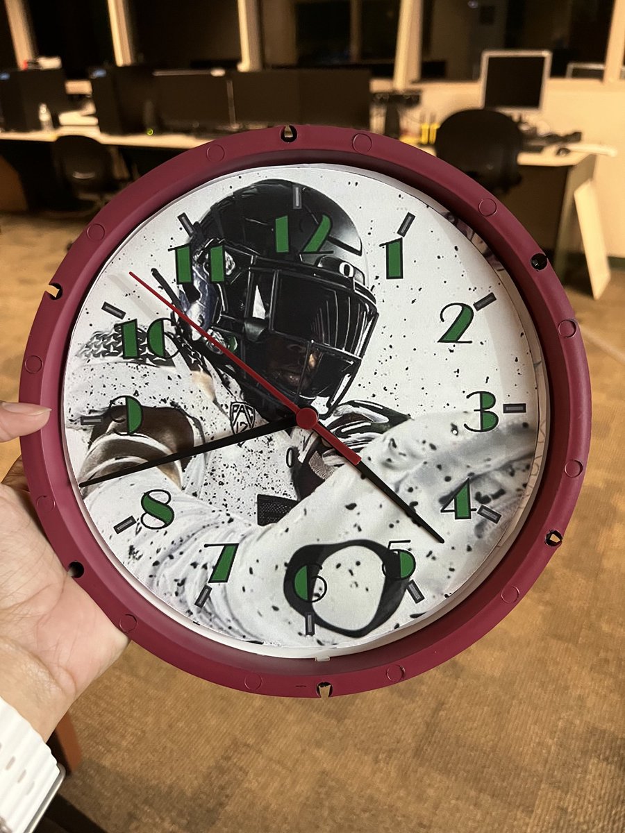 PRHS_Tech's tweet image. Students in Digital Design 1 created a clock face using both ⁦Photoshop⁩ and Illustrator. Students were excited to see their creations implemented in a real world example after I print their design and placed it in an inexpensive wall clock.