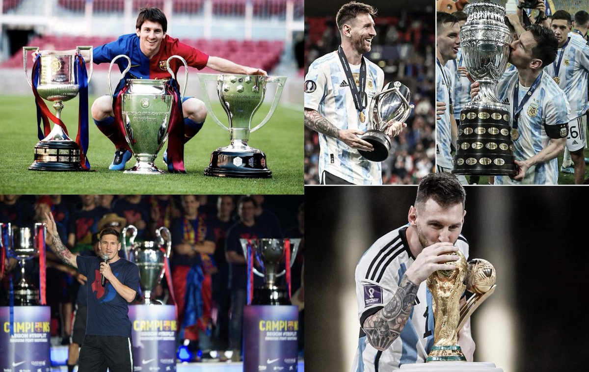 Messi completó el fútbol 🐐