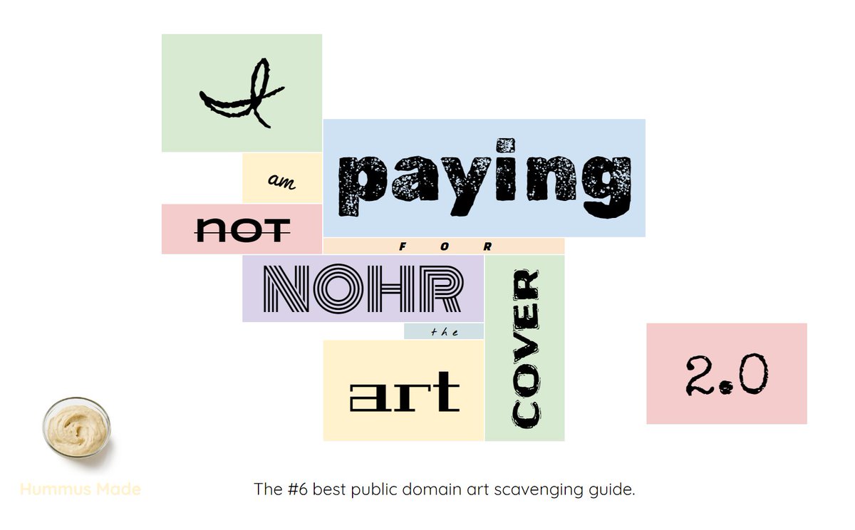 4illeen's tweet image. I've been using Public Domain resources for a good couple of years now from a total of 68 websites, and decided it's time to catalogue them and share my experiences with others.

I present to you the guide to all things Public Domain.

#gamedev #dev #ttrpg #ttrpgfamily

🔗⬇️