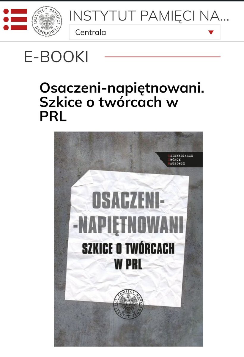 mareksy's tweet photo. Przynosi Wam informację, #książki #ebooki znów darmo, 11 stron do wyboru, do koloru.
#ipn
cc: @Margherita_PPP @iszunia @lideksynubeka @KrakowPresident @ZbyszekKrak @AndreWisniewsk2 @rafalhubert https://t.co/R3XujQbr6R