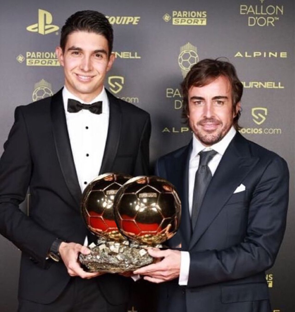 Hoy justo hace un año que Ocon entregaba a Alonso el trofeo a los cojonazos de oro