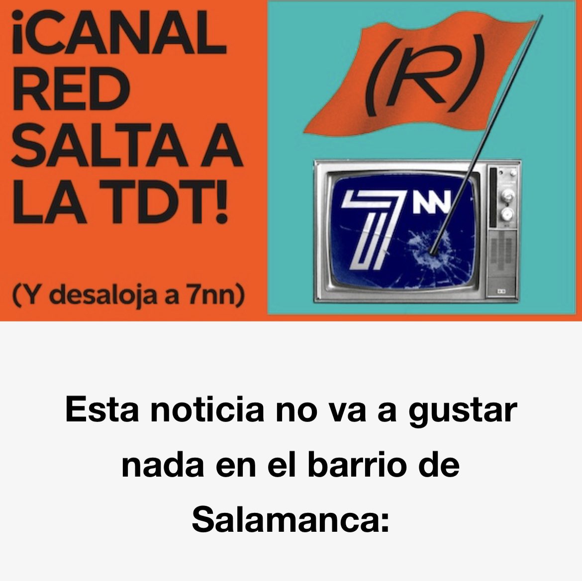 RepublicaTienda's tweet photo. @CanalRed_TV ahora en la antigua #7NN. Gracias @Tonicanto1 😂✊🏻 https://t.co/LFvZtlwdvp https://t.co/CGQ1D11Lmq