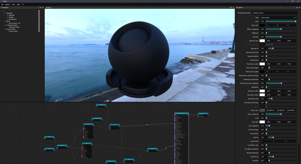 Tomorrow is the day!

Tomorrow at <a href="/FMX_Conference/">FMX Conference</a> <a href="/PrismPipeline/">Prism Pipeline</a> 's Richard Frangenberg and I will reveil QuiltiX! A new open source standalone #MaterialX editor with an #OpenUSD hydra viewport.

Join us at FMX in Raum Mannheim at 12:30!

FMX link: fmx.de/en/program-202…