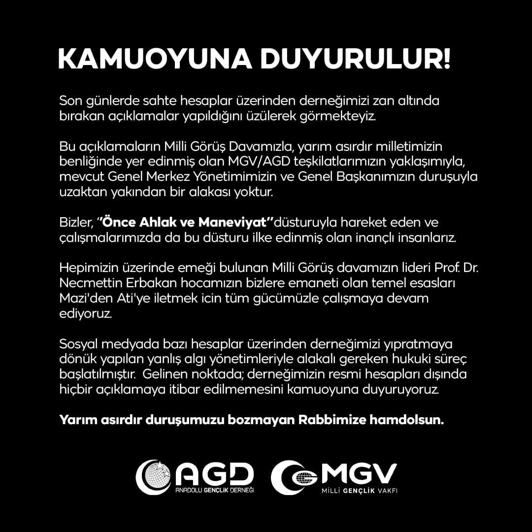 agdorgtr's tweet image. Kamuoyuna Duyurulur! 

#AhlakveManeviyat
#Kardesinicinyasa