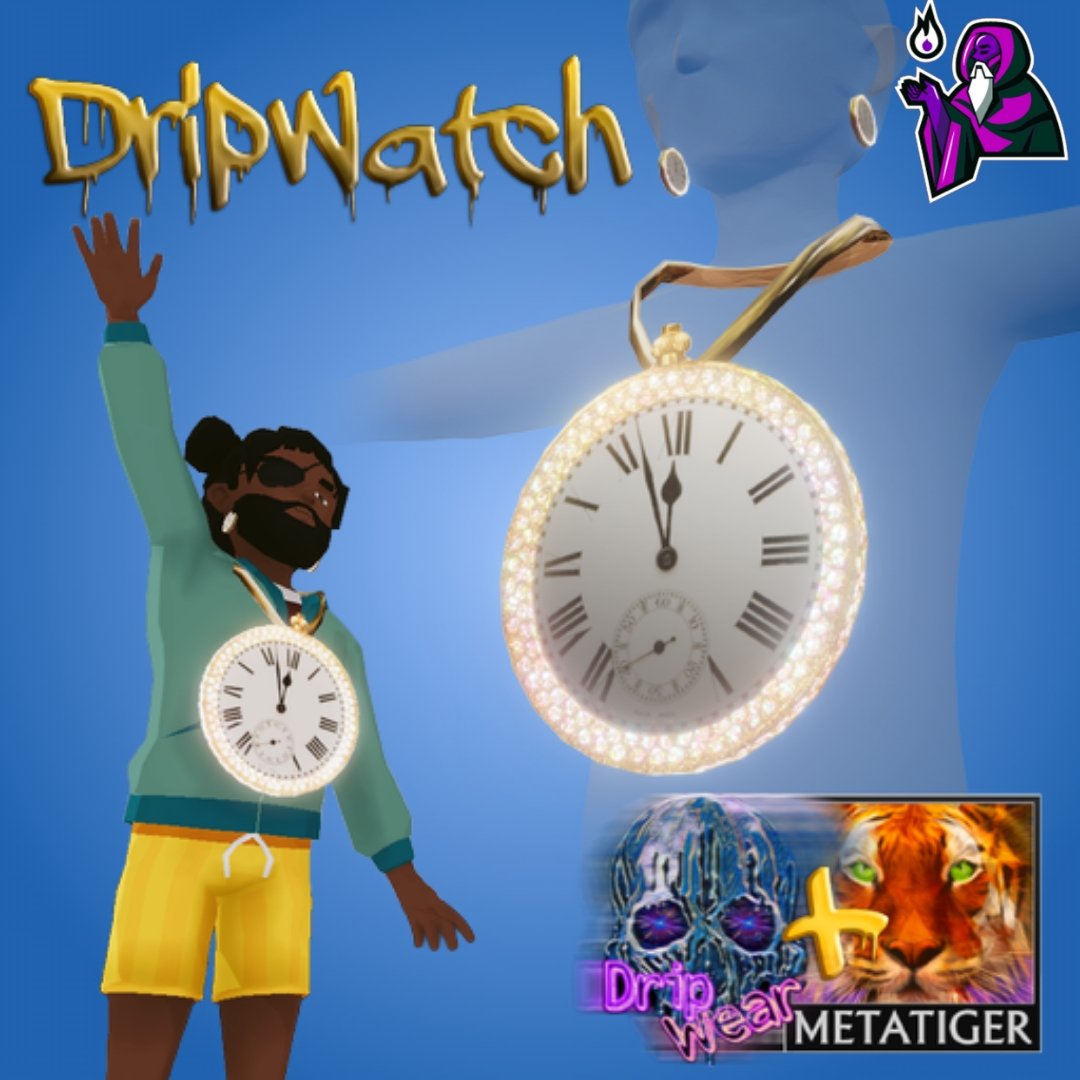💦🕐DripWatch Holders het now 2 % $Wildy Bonus🔥 <a href="/wildernessp2e/">Wilderness : Play 2 Earn, Decentraland</a> 

Big Thanks to the Team and <a href="/DCLMETATIGER/">-METATIGER- 🇩🇪</a>

To Celebrate we #Giveaway
🏆3x Winners of a DripWatch 
To Join:
❤️♻️
 
Or

Get one on <a href="/Droffowear/">Droffo</a> for 3 Mana and Join the Competition!
droffo.com/items/0x0f1dbe…

🕐:48h