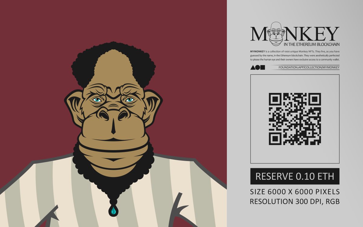 Payamkarimi1981's tweet photo. π» M Y M O N K E Y
Mymonkey is a collection of 1000 unique Monkey NFTs. They live, as you have guessed by the name, in the Ethereum blockchain
https://t.co/z3NlkYMySW
@Foundation #NFT #Monkey #Mymonkey #NFTArt #NFTCommunity #NFTartist #Nftcollector #Collection https://t.co/n84yBIbm6w