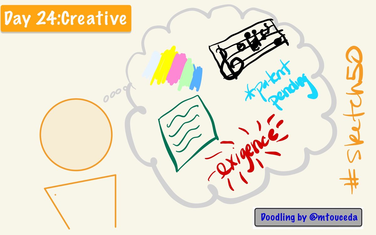 mtouceda's tweet photo. Day 24: Creative. #Sketch50 @sketch_50 #creativitymonth #poetrymonth #exigence https://t.co/f1y4MVb5MA