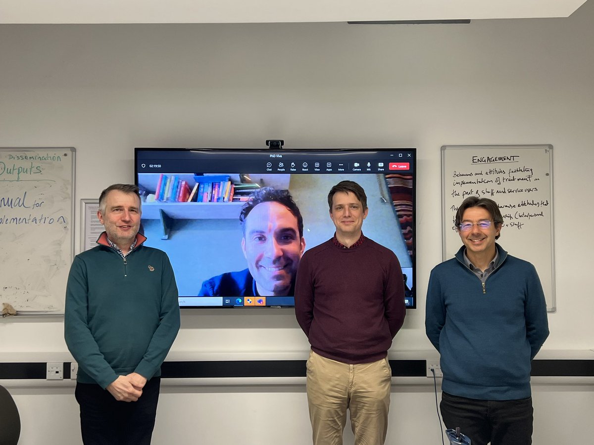 HealthEcon Lancaster (@healtheconlancs) on Twitter photo Another successful PhD from our HEP programme - congratulations Dr Rob Williams! Thank you to <a href="/luigi_siciliani/">Luigi Siciliani</a> and Marco Alfano for examining this work. Prof. Bruce Hollingsworth was the supervisor.
<a href="/LancsDHR/">Division of Health Research, Lancaster University</a> <a href="/LancasterUniFHM/">Lancaster University Faculty of Health & Medicine</a> <a href="/LancasterUni/">Lancaster University</a> Another successful PhD from our HEP programme - congratulations Dr Rob Williams! Thank you to <a href="/luigi_siciliani/">Luigi Siciliani</a> and Marco Alfano for examining this work. Prof. Bruce Hollingsworth was the supervisor.
<a href="/LancsDHR/">Division of Health Research, Lancaster University</a> <a href="/LancasterUniFHM/">Lancaster University Faculty of Health & Medicine</a> <a href="/LancasterUni/">Lancaster University</a>