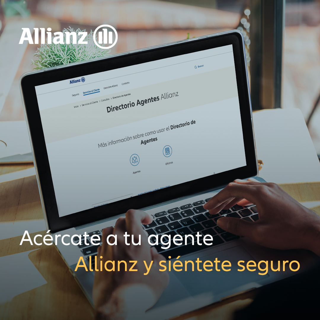 Siempre estamos cerca de ti para apoyarte ante alguna eventualidad. Entra a allianz.com.mx/servicios/cons… y encuentra a tu agente Allianz, quien está dispuesto a brindarte el servicio que mereces.

#AcércateAQuienTeHaceSentirSeguro #ContigoParaLoQueVenga #SegurosAllianz